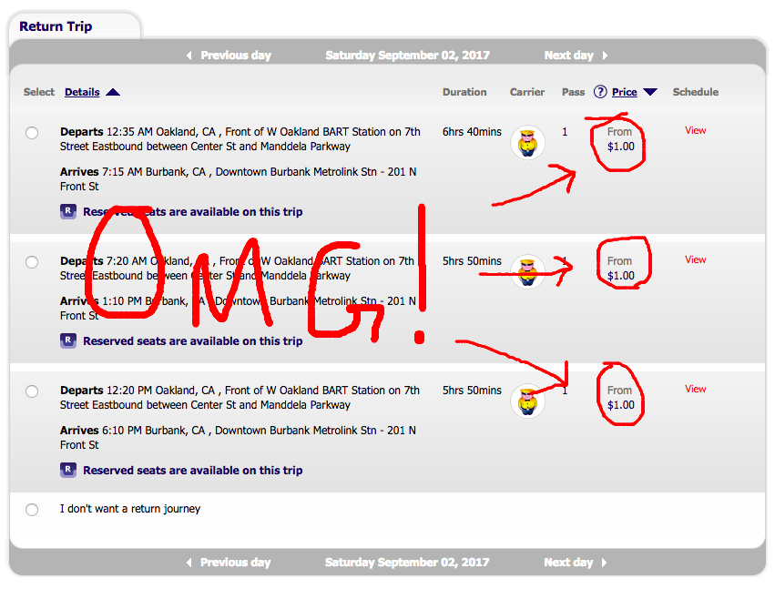 How do you get those 1 Megabus tickets? Mile Writer