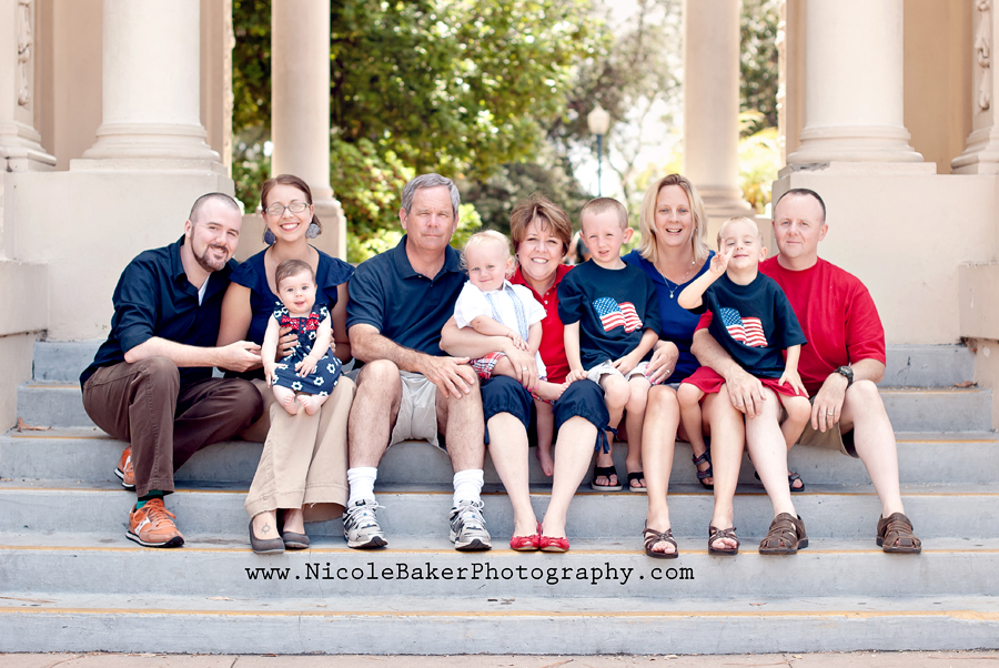 Nicole Baker Photography Family Reunion San Diego Family Photographer